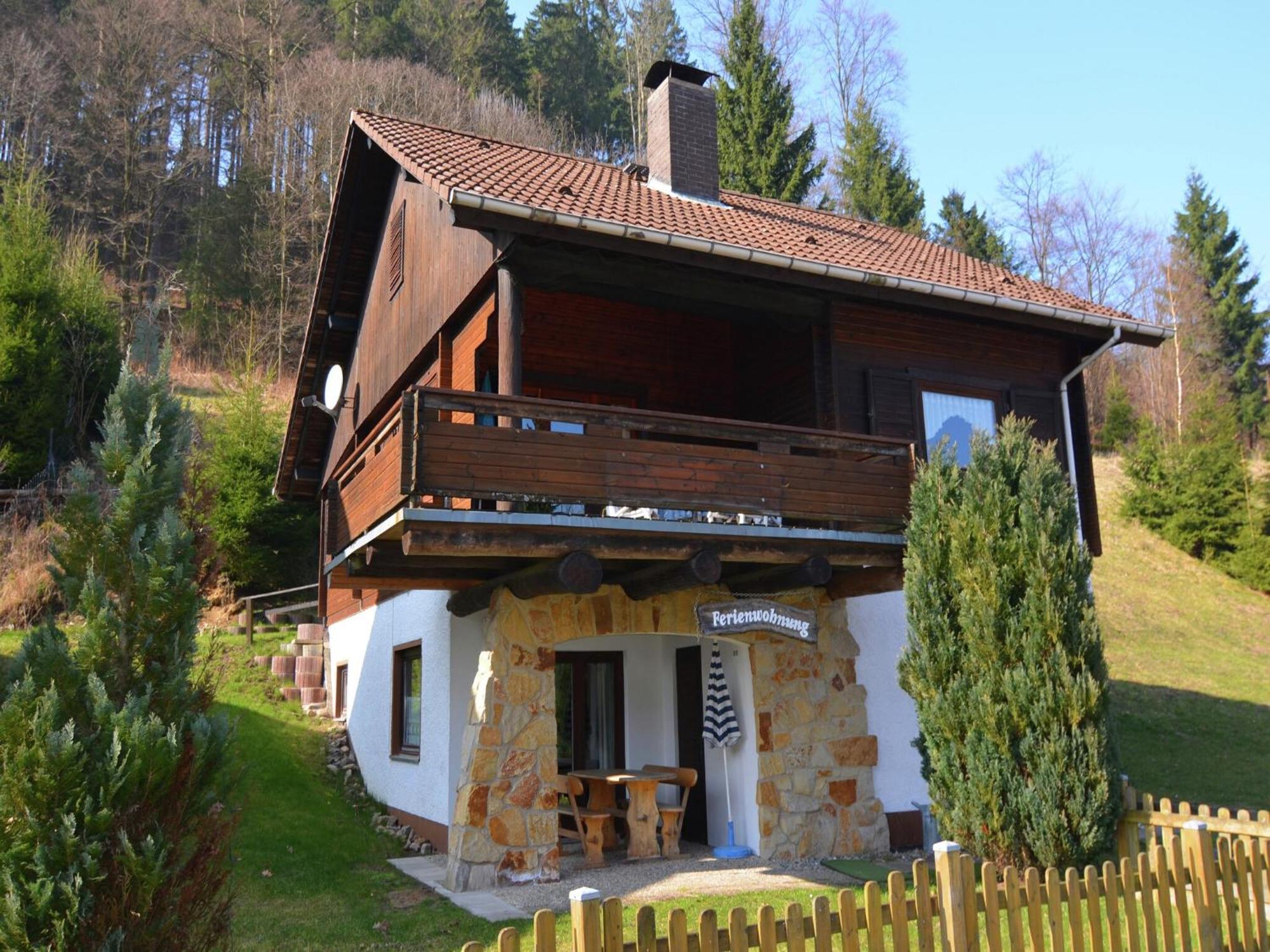 Detached Holiday Residence In The Wonderfully Beautiful Harz Kamschlacken 외부 사진