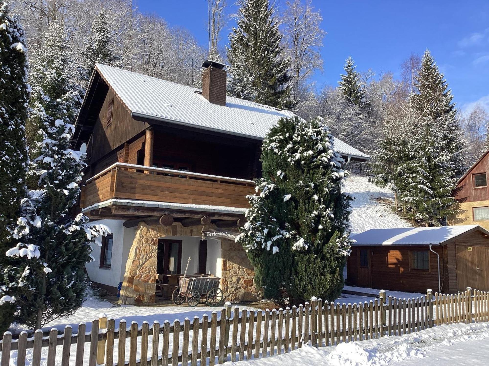 Detached Holiday Residence In The Wonderfully Beautiful Harz Kamschlacken 외부 사진